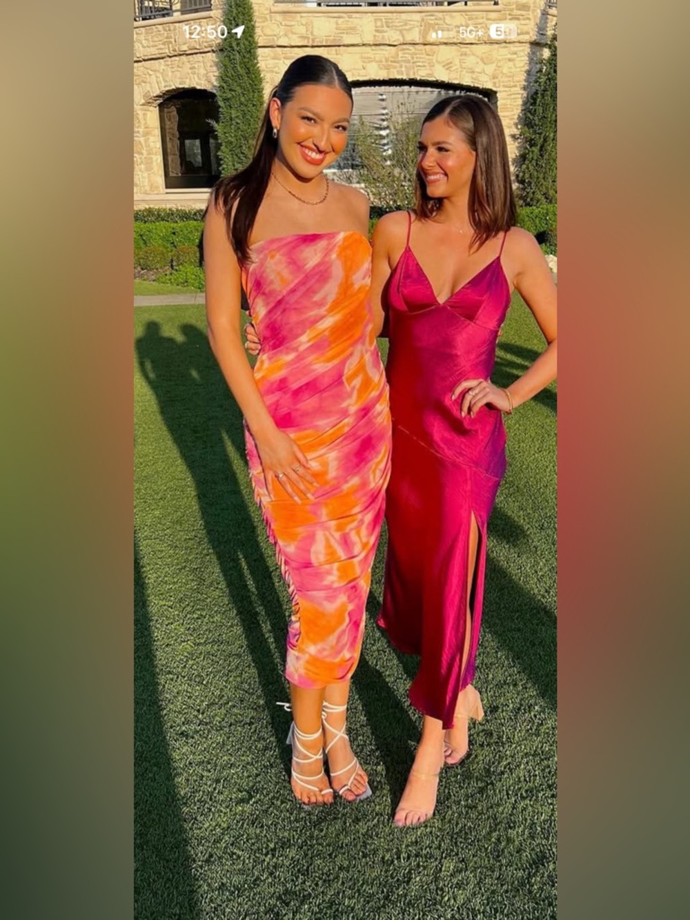 Strapless dress